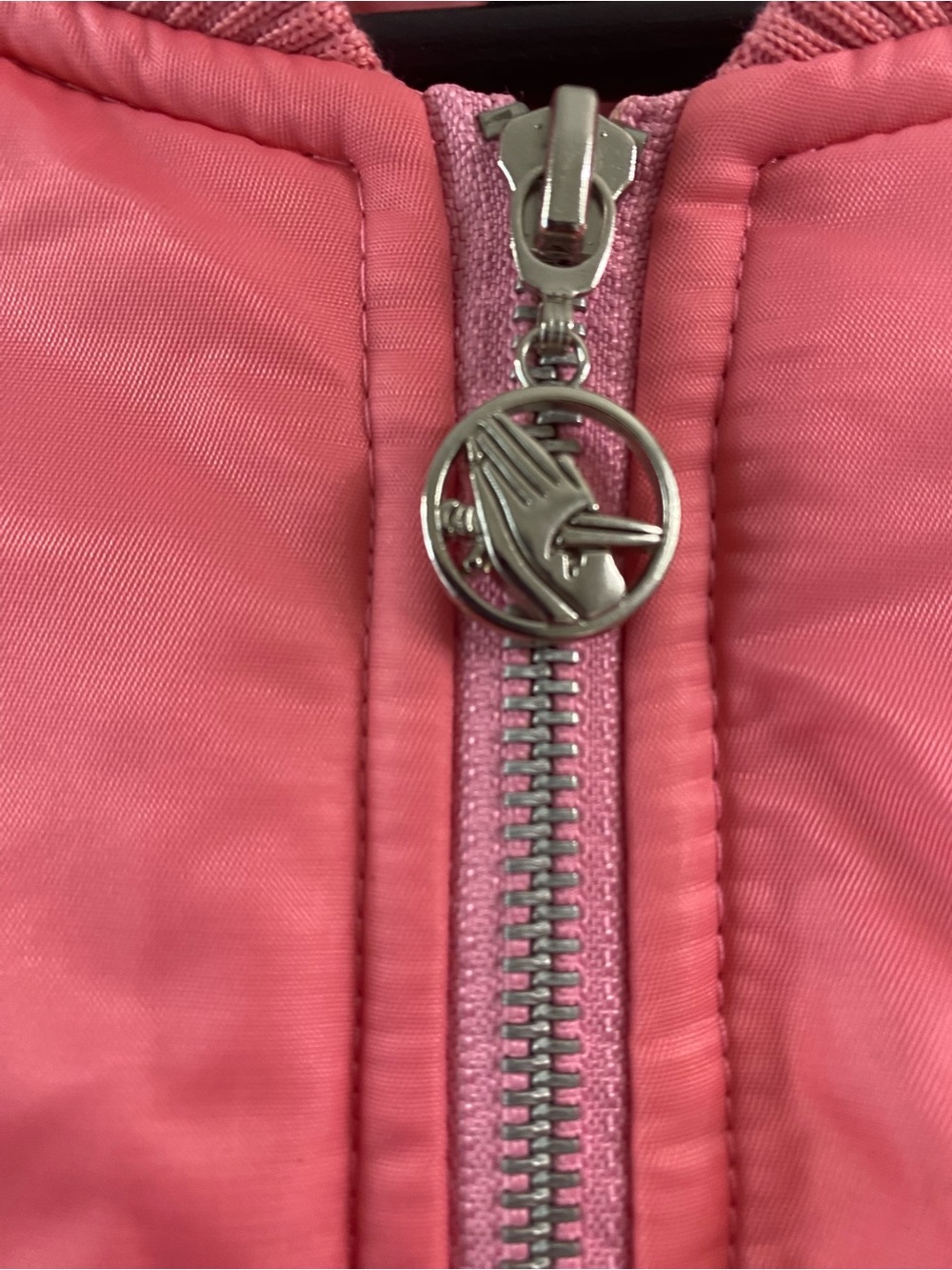Daily Paper Blood For Mercy Y2K Bomber Jacket Rare Pink Limited Edition Size XS - Picture 9 of 14